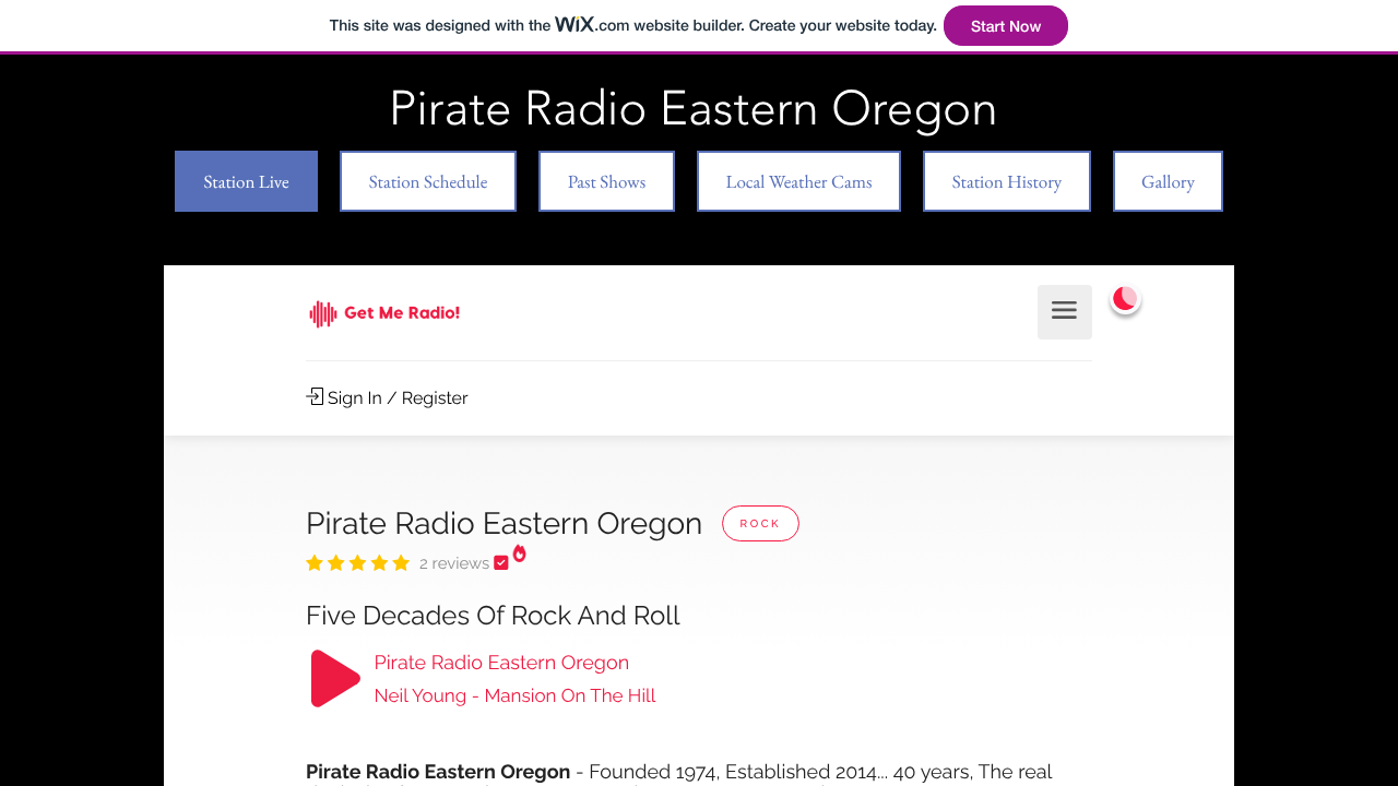 Pirate Radio Eastern Oregon